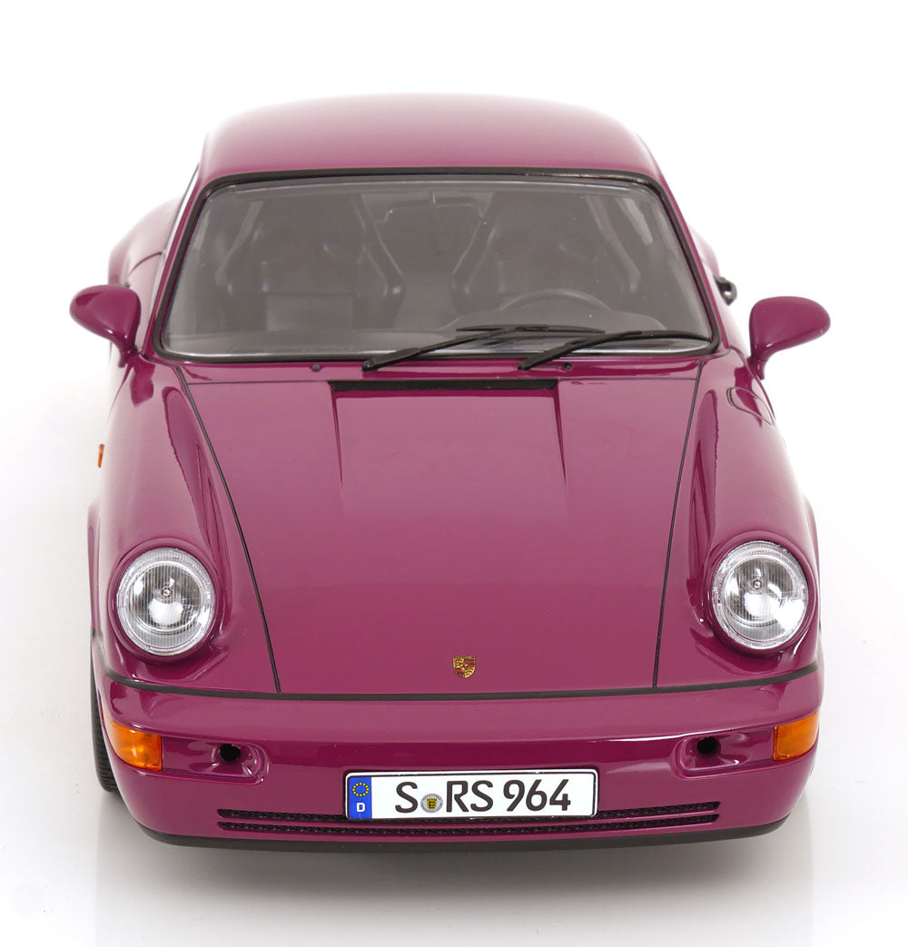 KK Scale 1992 Porsche 911 (964) RS Coupe w/ Cup Wheels Ruby Star 1:12