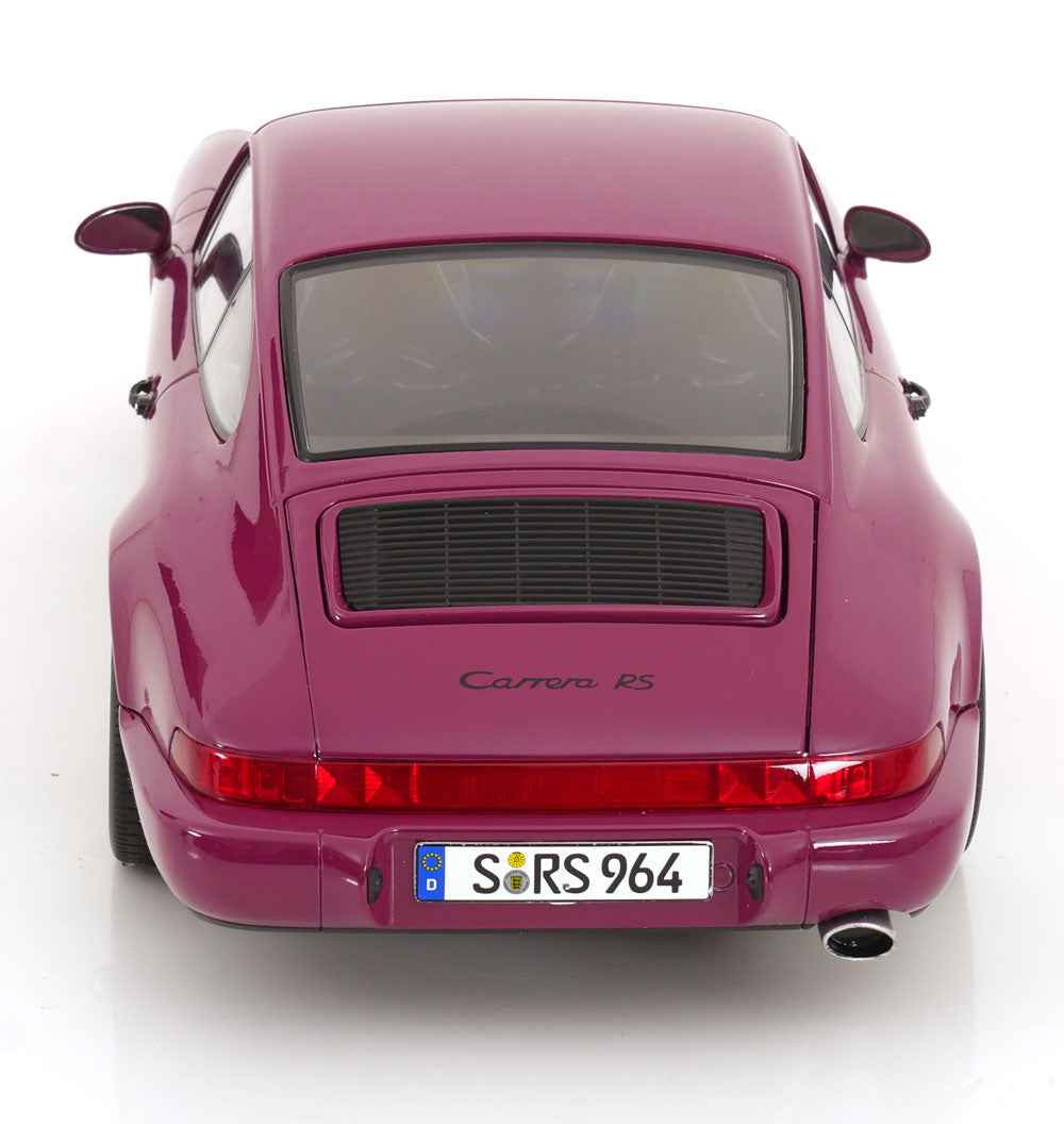 KK Scale 1992 Porsche 911 (964) RS Coupe w/ Cup Wheels Ruby Star 1:12