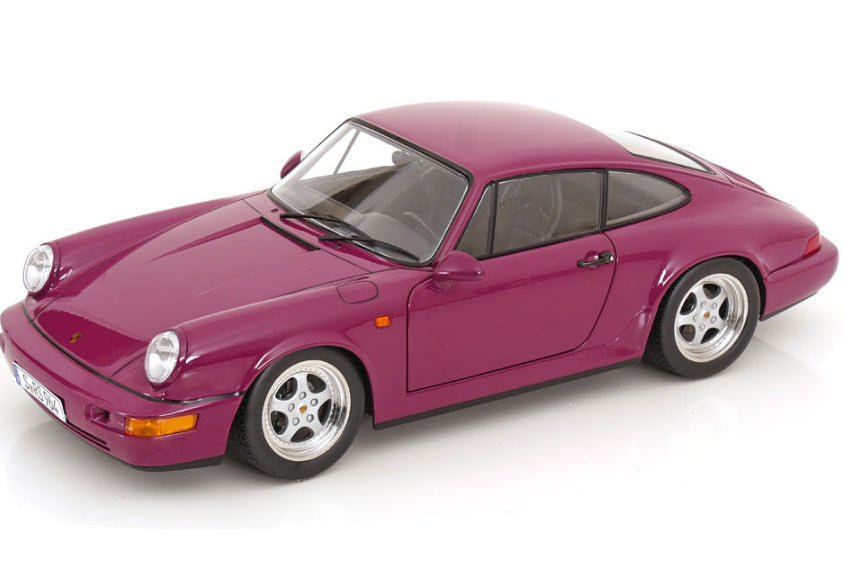 KK Scale 1992 Porsche 911 (964) RS Coupe w/ Speedline Wheels Ruby Star 1:12