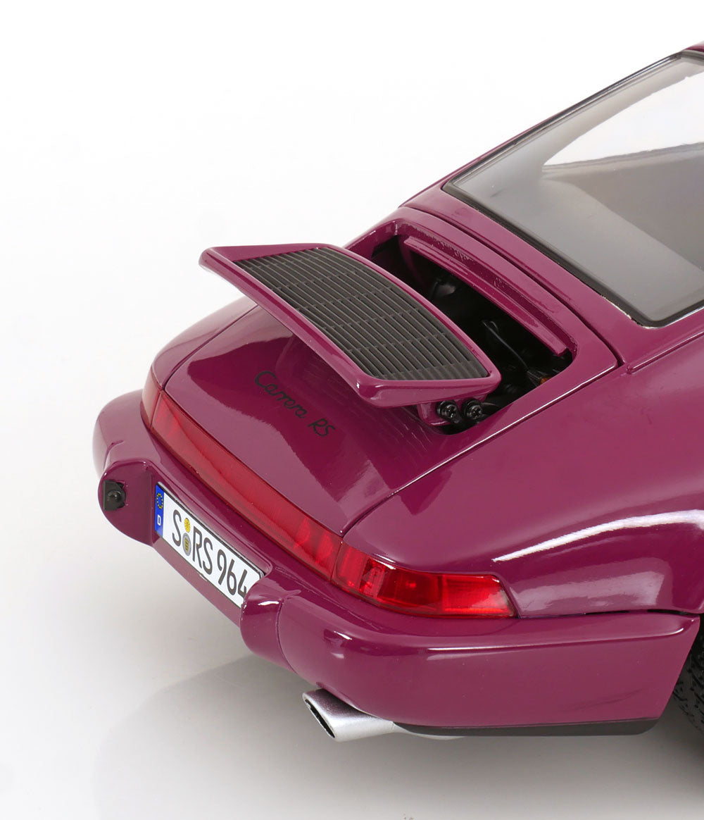 KK Scale 1992 Porsche 911 (964) RS Coupe w/ Speedline Wheels Ruby Star 1:12