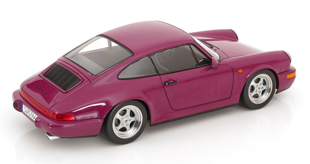 KK Scale 1992 Porsche 911 (964) RS Coupe w/ Speedline Wheels Ruby Star 1:12