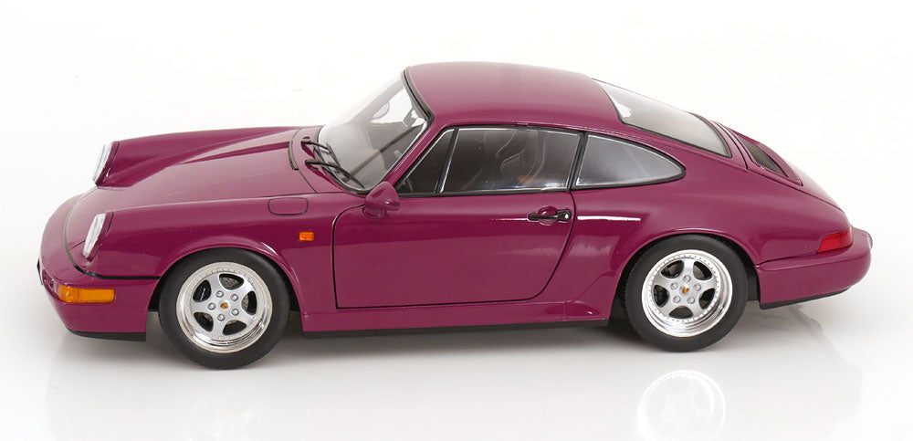 KK Scale 1992 Porsche 911 (964) RS Coupe w/ Speedline Wheels Ruby Star 1:12