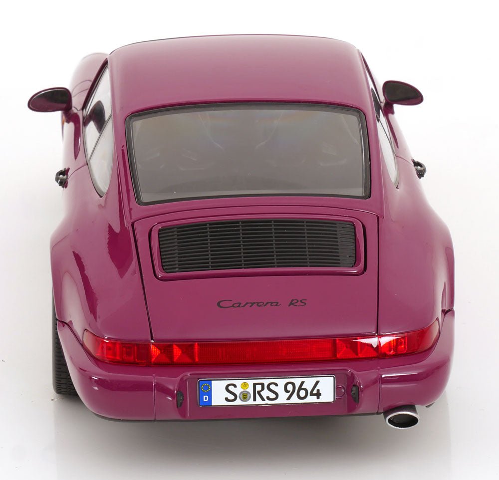 KK Scale 1992 Porsche 911 (964) RS Coupe w/ Speedline Wheels Ruby Star 1:12