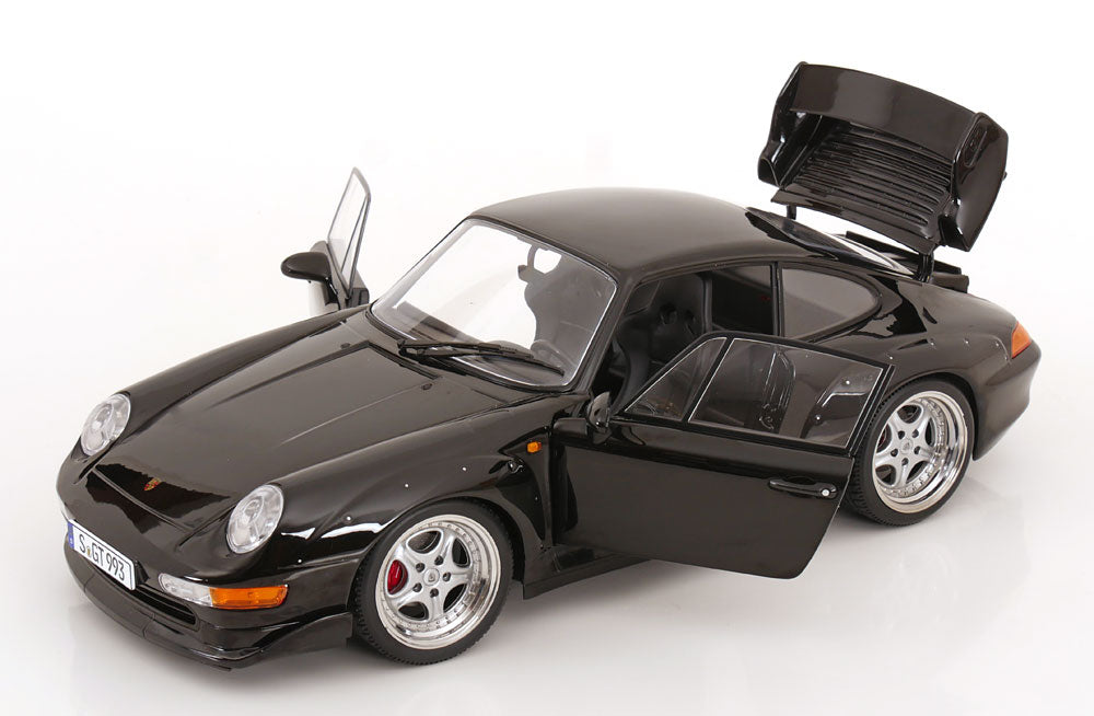 KK Scale 1996 Porsche 911 993 GT2 w/ Speedline Wheels Black 1:12