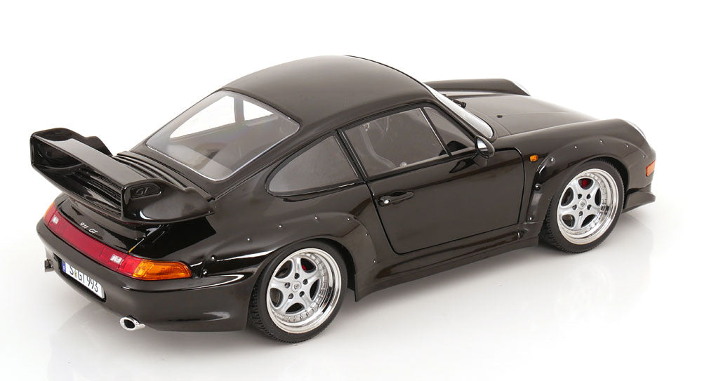 KK Scale 1996 Porsche 911 993 GT2 w/ Speedline Wheels Black 1:12