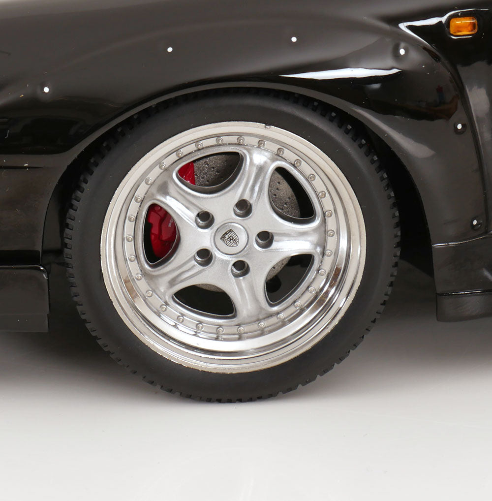 KK Scale 1996 Porsche 911 993 GT2 w/ Speedline Wheels Black 1:12