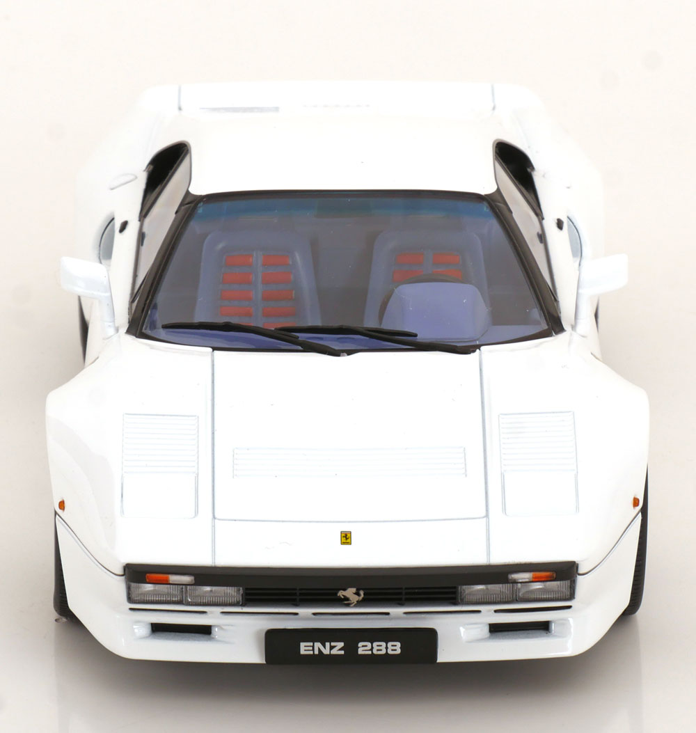 KK Scale 1984 Ferrari 288 GTO (Chris Evans from Topspeed) White 1:18