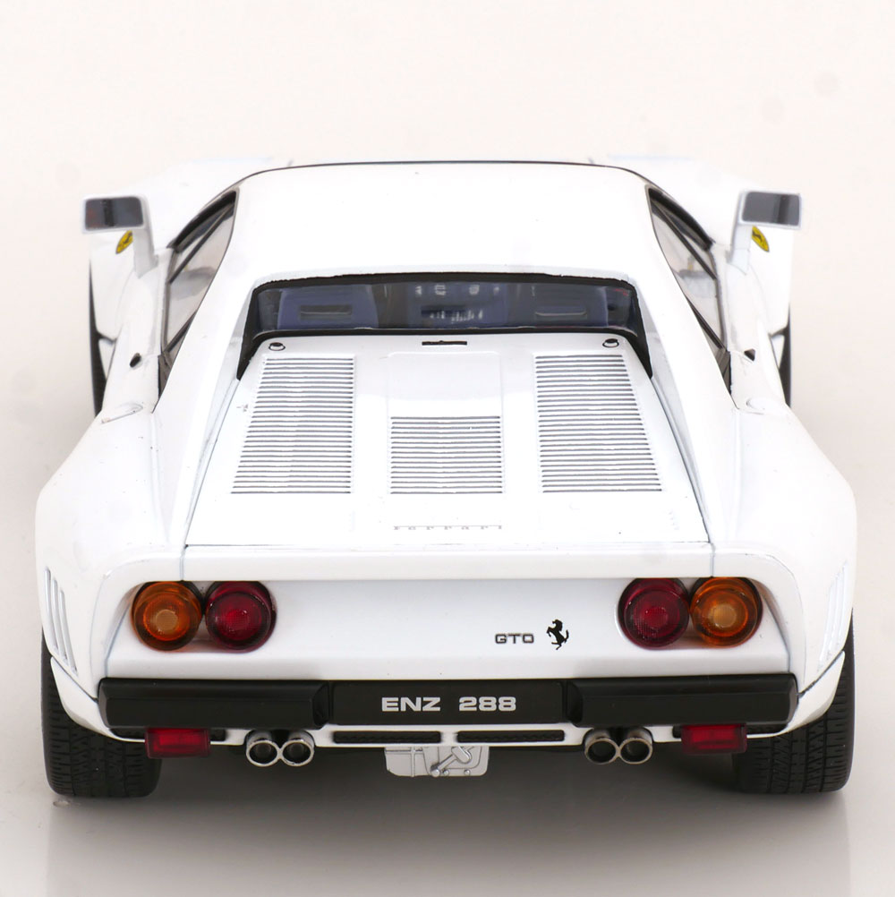 KK Scale 1984 Ferrari 288 GTO (Chris Evans from Topspeed) White 1:18