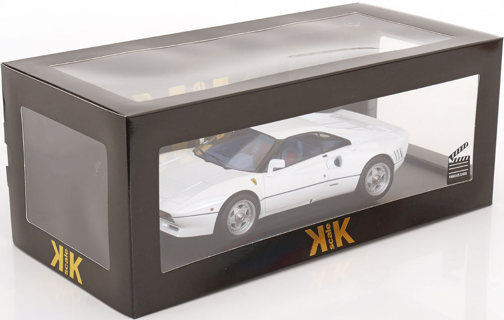 KK Scale 1984 Ferrari 288 GTO (Chris Evans from Topspeed) White 1:18