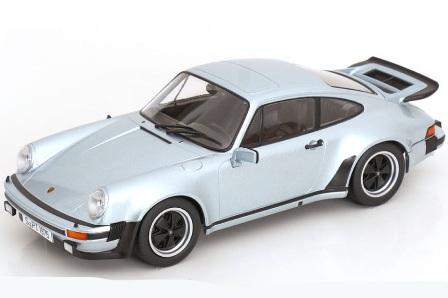 KK Scale 1976 Porsche 911 930 Turbo 3.0 Polar Silver 1:18