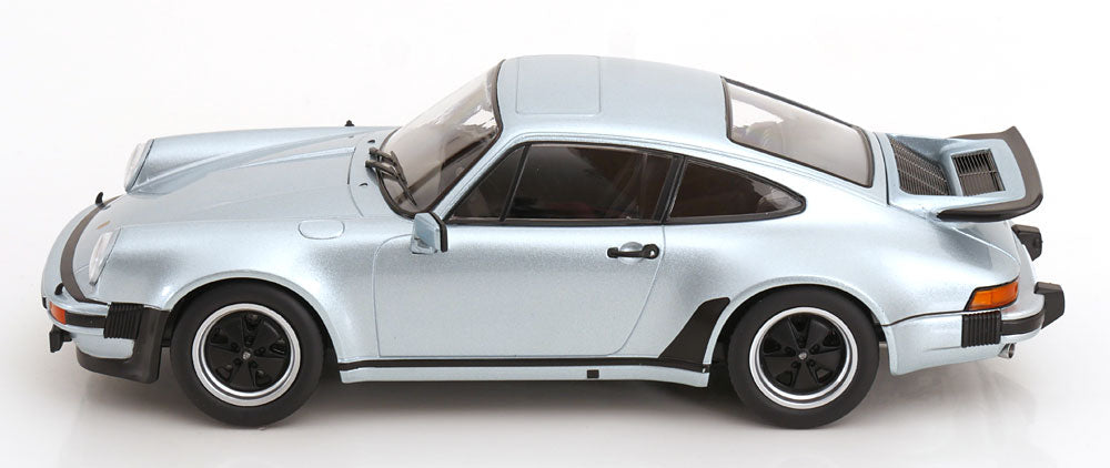 KK Scale 1976 Porsche 911 930 Turbo 3.0 Polar Silver 1:18