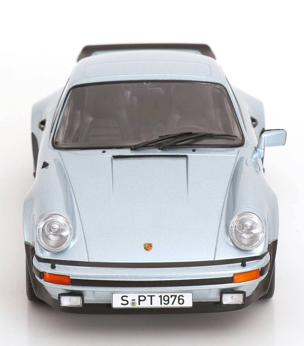 KK Scale 1976 Porsche 911 930 Turbo 3.0 Polar Silver 1:18