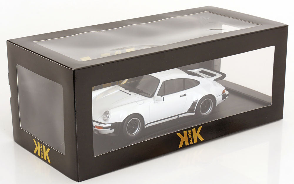 KK Scale 1976 Porsche 911 930 Turbo 3.0 White 1:18