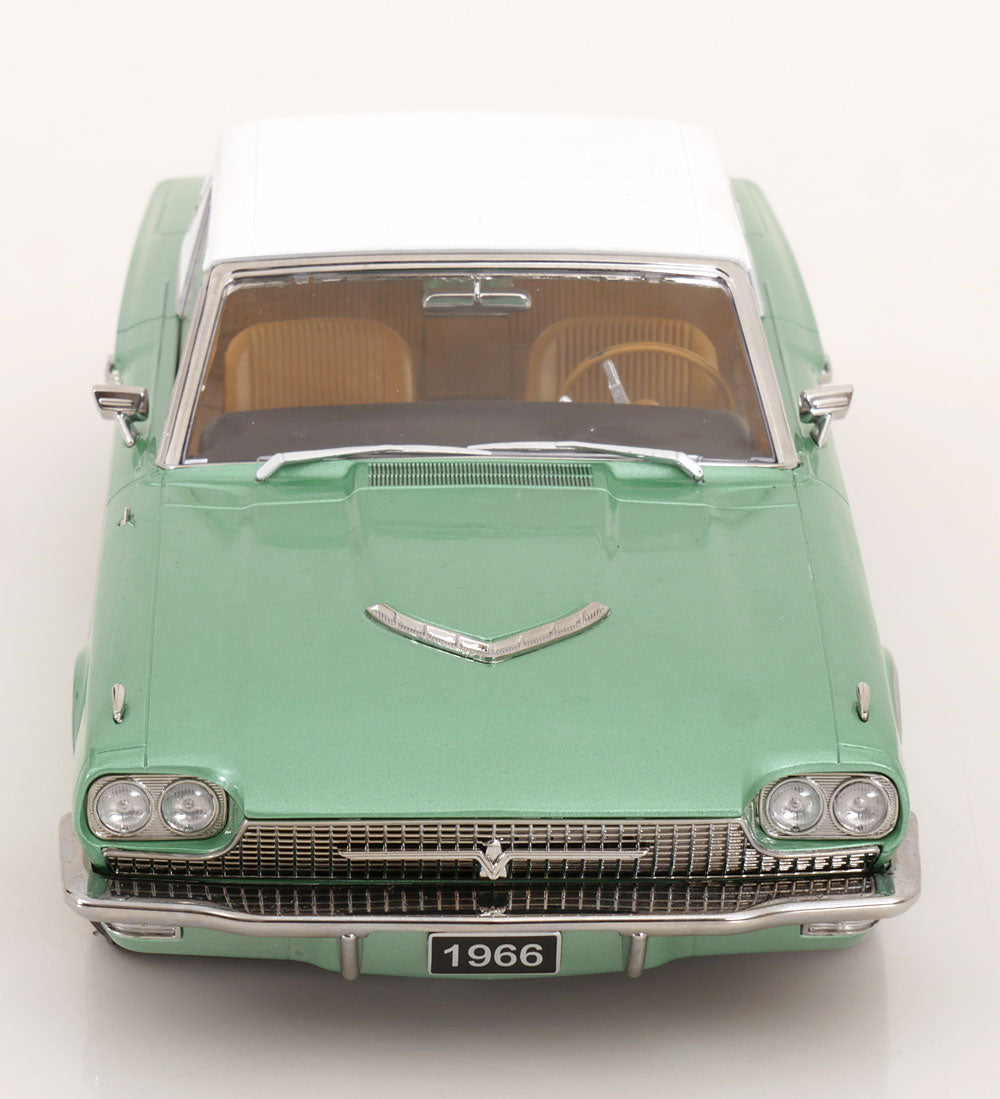 KK Scale 1966 Ford Thunderbird Landau Coupe Mint Green Metallic 1:18