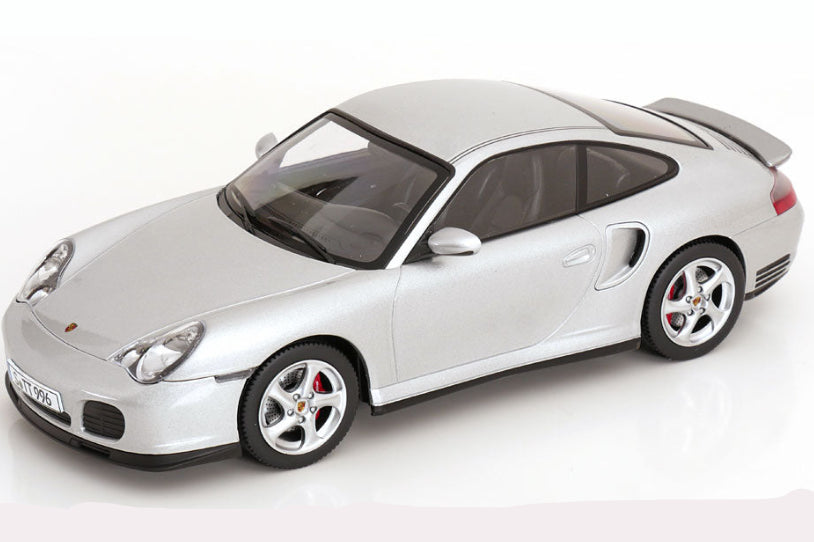 KK Scale 2000 Porsche 911 Turbo (996) Polar Silver 1:18