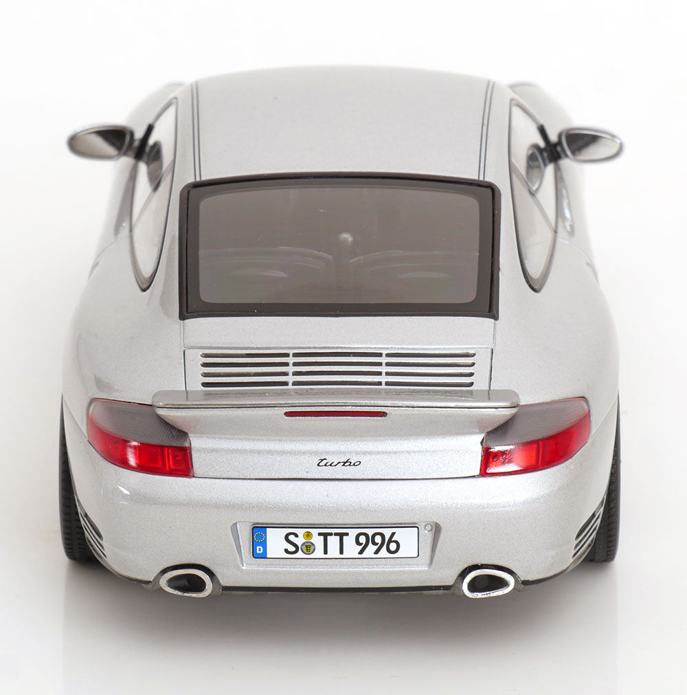 KK Scale 2000 Porsche 911 Turbo (996) Polar Silver 1:18