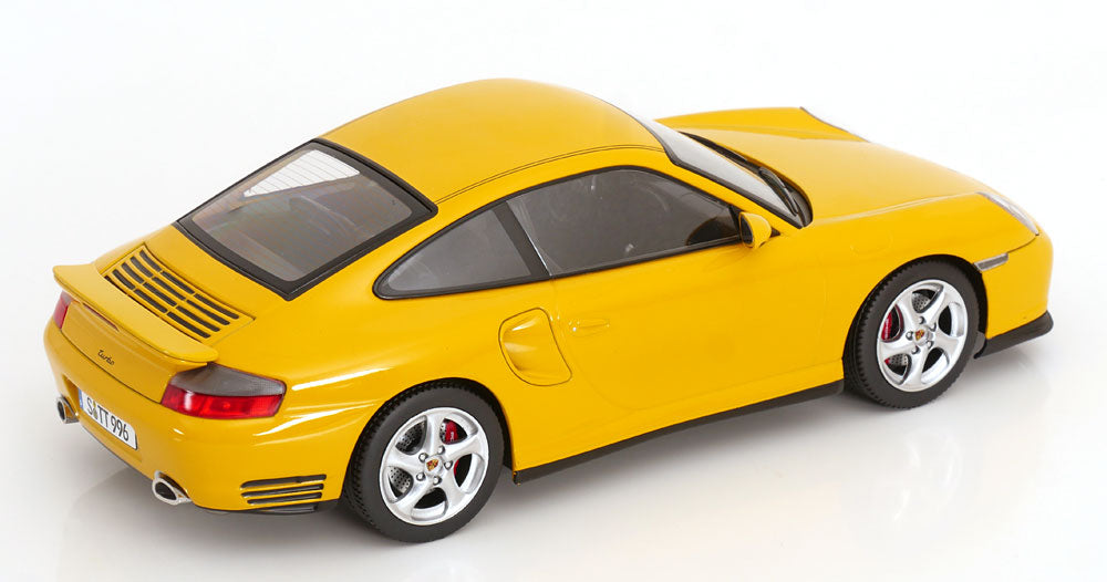 KK Scale 2000 Porsche 911 Turbo (996) Yellow 1:18
