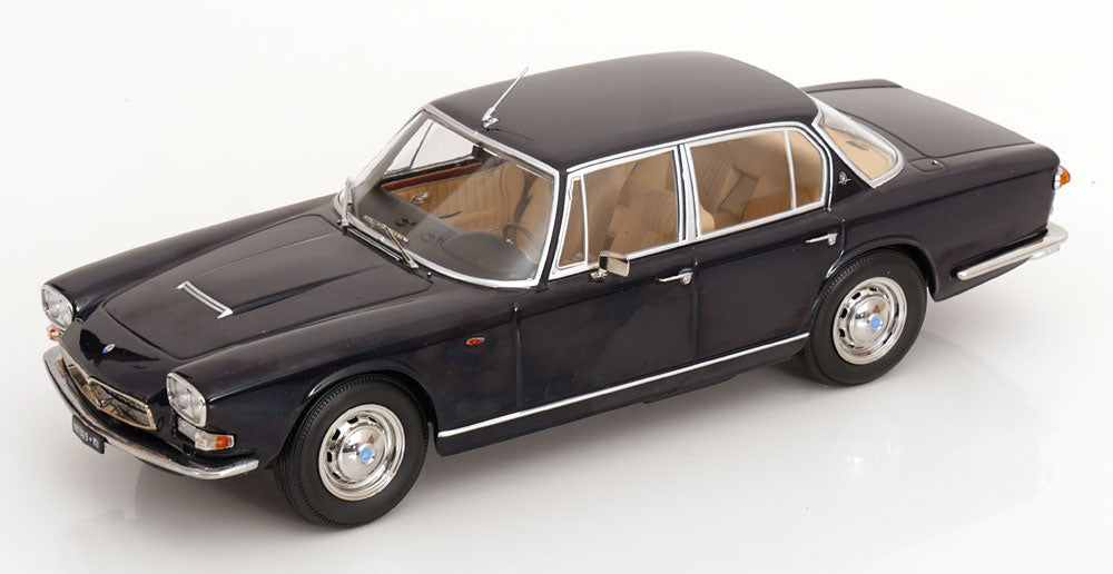 KK Scale 1965 Maserati Quattroporte I Dark Blue 1:18