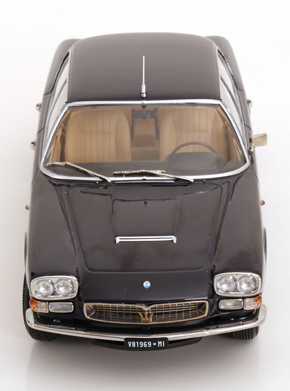 KK Scale 1965 Maserati Quattroporte I Dark Blue 1:18