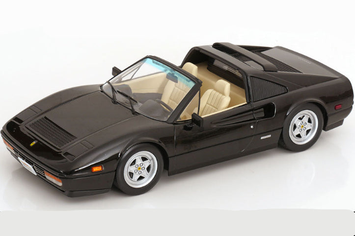 KK Scale 1985 Ferrari 328 GTS US Version Miami Vice Black 1:18