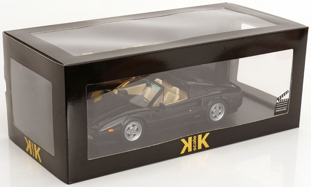 KK Scale 1985 Ferrari 328 GTS US Version Miami Vice Black 1:18