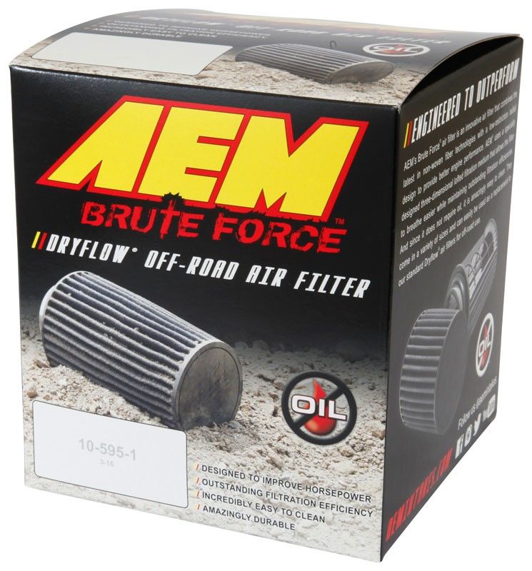 AEM Induction DryFlow Air Filter AIP21-202BF