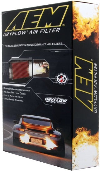 AEM Induction AEM Audi A3/TT/S3 / VW Golf IV/Golf GTI 14.156in O/S L x 7.25in O/S W x 1.75in H DryFlow Air Filter 28-20128