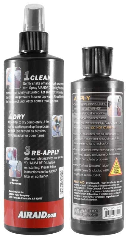 Airaid Renew Kit - 12oz Cleaner / 8oz Squeeze Oil - Blue 790-560