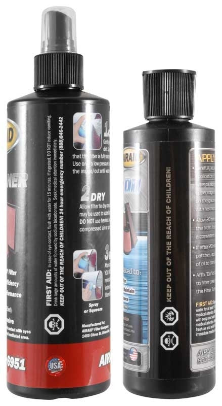 Airaid Renew Kit - 12oz Cleaner / 8oz Squeeze Oil - Blue 790-560