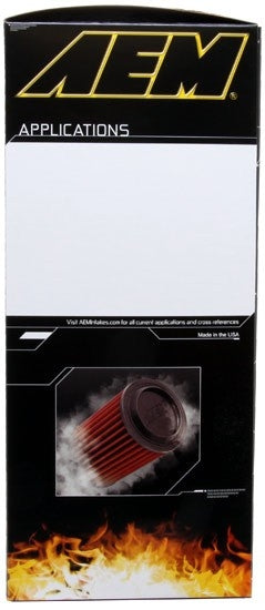 AEM Induction AEM 96-97 Chevy/GMC Full Size Pick Up 3.75in ID x 6.063in OD x 9.5in H Replacement DryFlow Filter AE-10796