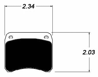 Porterfield Brake Pads for 1964 AUSTIN MINI COOPER