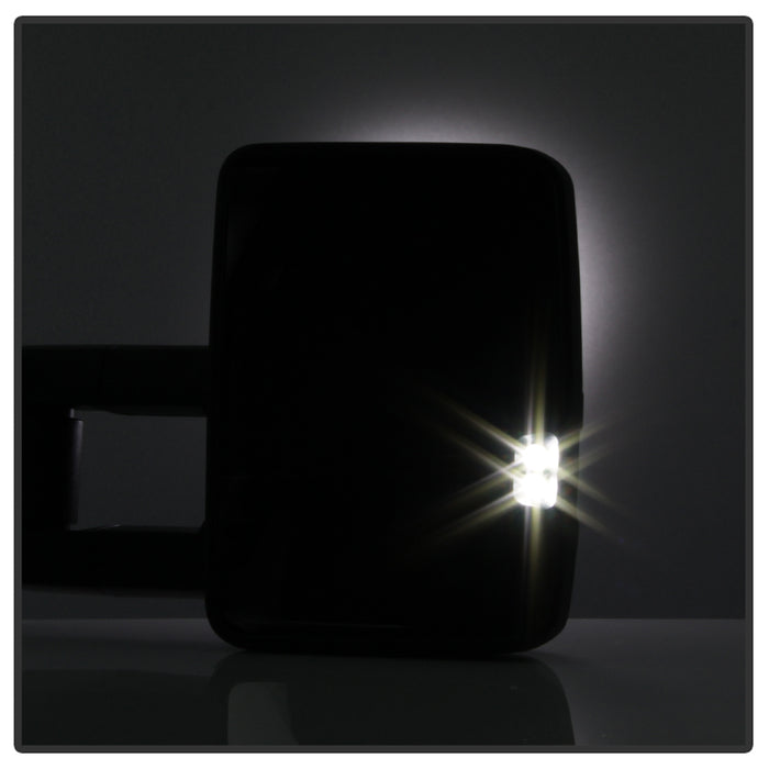 SPYDER xTune Chevy Silverado 03-06 G2 Heated Smoke LED Signal Telescoping Mirrors MIR-CS03S-G2-PWH-SM-SET 9936715