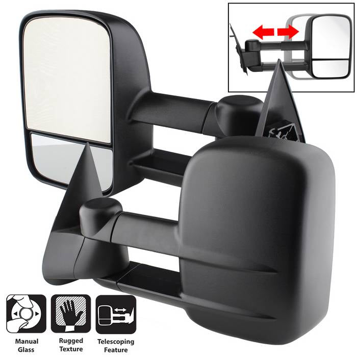 SPYDER Xtune Chevy Silverado 99-06 L&R Manual Extendable Manual Adjust Mirror MIR-CSIL03-MA-SET 9935688