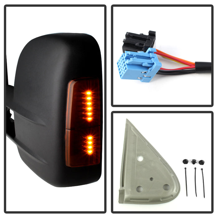 SPYDER Xtune Chevy Silverado 03-06 Manual Extendable Power Heated Adjust Mirror Right MIR-CSIL03S-PW-AM-R 9933035