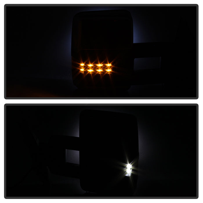 SPYDER xTune Chevy Silverado 07-13 Heated Amber LED Signal Mirrors Chrome MIR-CSIL07S-G3C-PWH-AM-SET 9936760