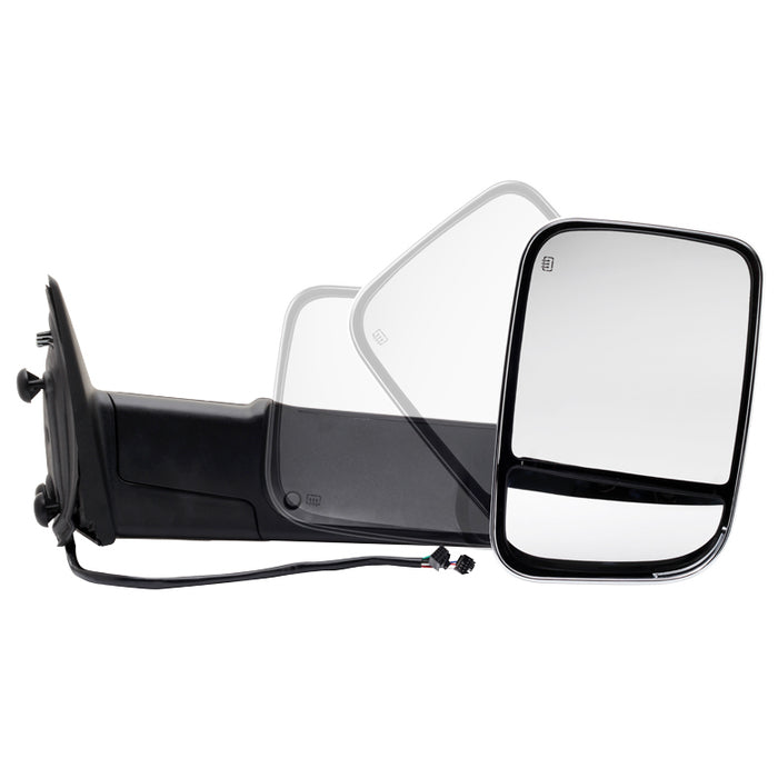 SPYDER Xtune Dodge Ram 1500 09-12 Extendable Heated Adjust Mirror Chrome HoUSing Right MIR-DRAM10-PW-R 9933172
