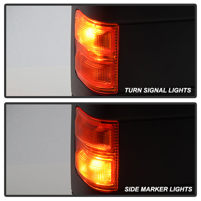 SPYDER Xtune Ford Superduty 99-14 Manual Extendable Manual Adjust Mirror Amber- Right MIR-FDSD08S-MA-AM-R 9933134