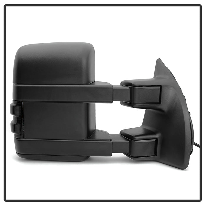 SPYDER Xtune L&R G2 Ford Superduty 99-07 Heated Smoke Signal Telescoping Mirrors MIR-FDSD99S-G2-PW-SM-SET 9935466
