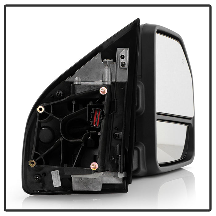 SPYDER xTune 15-17 Ford F-150 Heated LED Telescoping Pwr Mirrors - Smk (Pair) (MIR-FF15015S-G4-PWH-SM-SET) 9943065