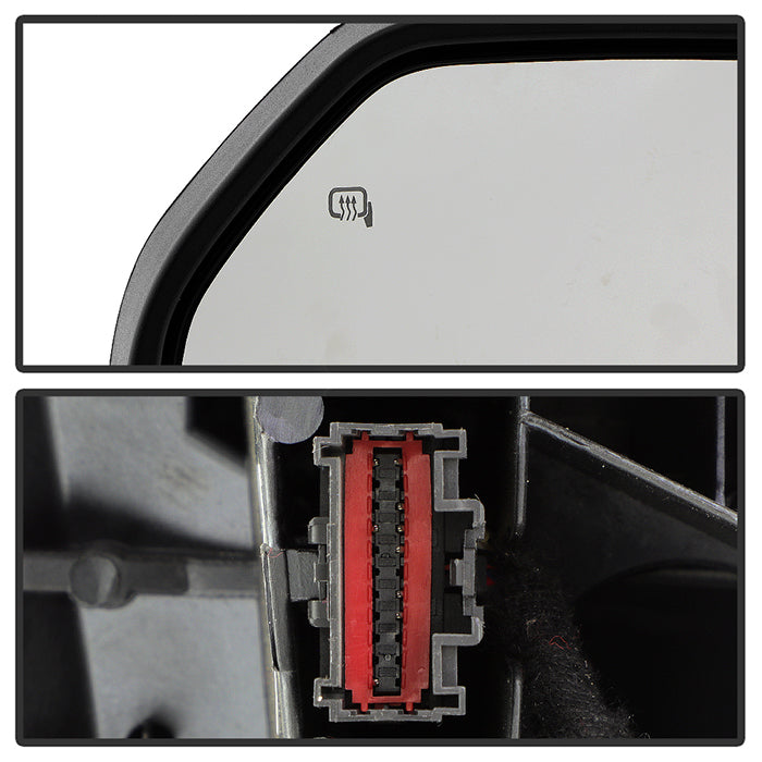 SPYDER xTune 15-17 Ford F-150 Heated LED Telescoping Pwr Mirrors - Smk (Pair) (MIR-FF15015S-G4-PWH-SM-SET) 9943065