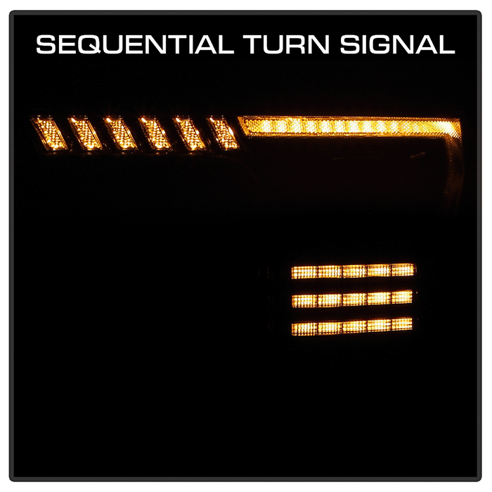 SPYDER xTune 18-20 Ford F150 Sequential LED High/Low Headlights - Black (PRO-CH-FF15018S-BBLED-BK) 9960437