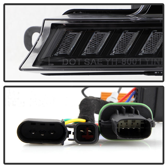 xTune Ford F150 18-20 White DRL Full LED Two Projector Headlights - Black PRO-CH-FF15018S-FLED-BK 9949593