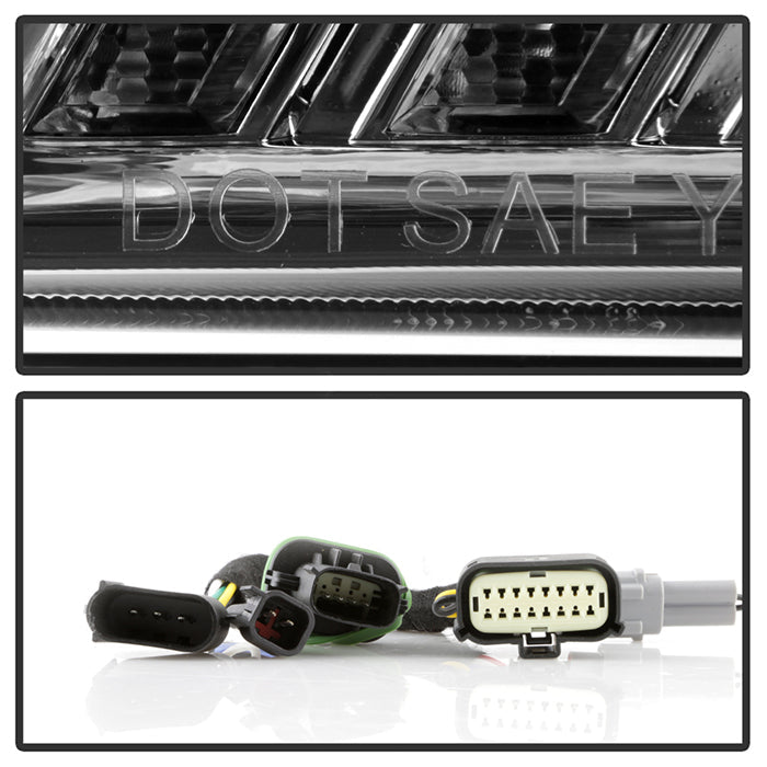 xTune Ford F150 18-20 White DRL Full LED Two Projector Headlights - Chrome PRO-CH-FF15018S-FLED-C 9949609
