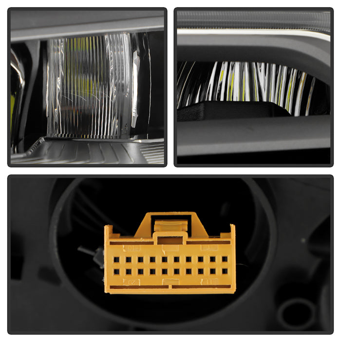 SPYDER 16-18 Audi A6 Left LED Headlight (PRO-JH-AA616-FLED-OE-L) 9959127