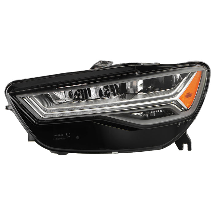 SPYDER 16-18 Audi A6 Left LED Headlight (PRO-JH-AA616-FLED-OE-L) 9959127