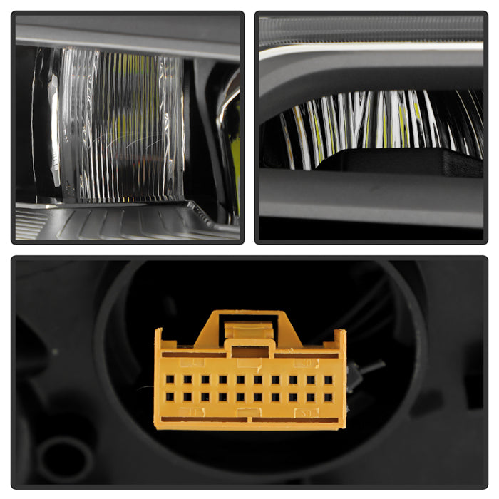 SPYDER 16-18 Audi A6 Right LED Headlight (PRO-JH-AA616-FLED-OE-R) 9959134