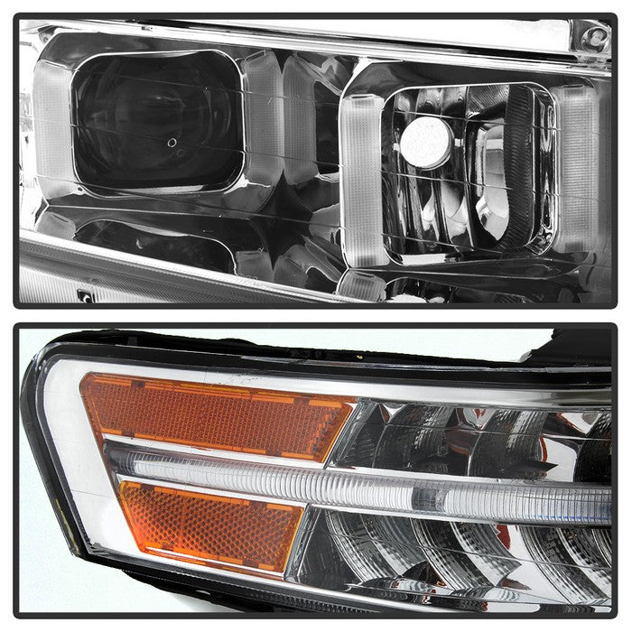 SPYDER xTune 04-08 Acura TL (Xenon/HID Projector Headlights) Light Tube DRL - Chrome (PRO-JH-ATL04-DRL-C) 9040481