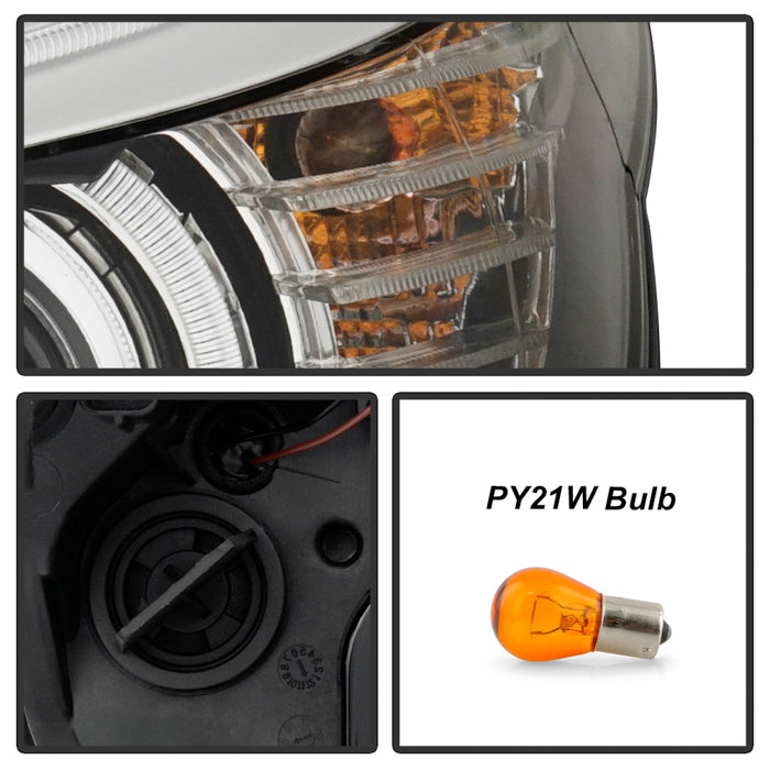 SPYDER xTune 15-20 Ford Transit T250/T350/2500 Halogen Headlight - OE Black Set 9 (HD-JH-FTSIT15-OE-BK-S) 9959943