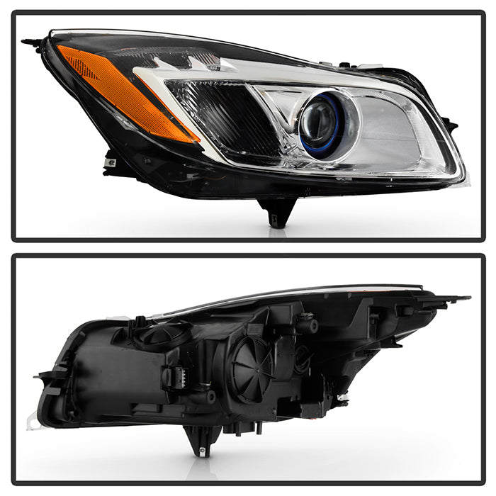 SPYDER xTune 11-13 Buick Regal HID w/LED DRL Blue Ring Proj. Headlight - Right (PRO-JH-BREG11BL-HID-OE-R) 9952784