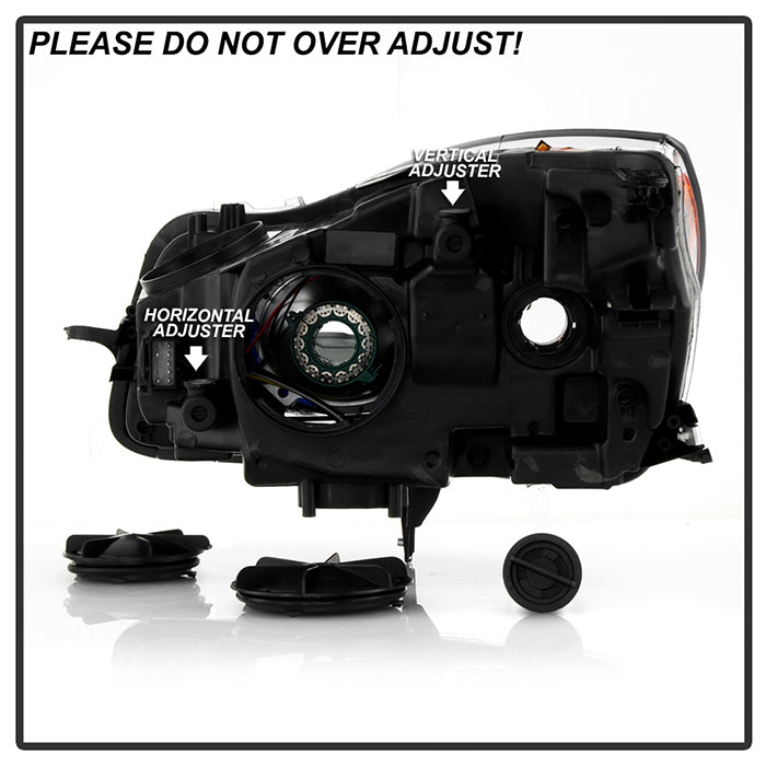 SPYDER xTune 11-13 Buick Regal HID w/LED DRL Blue Ring Proj. Headlight - Right (PRO-JH-BREG11BL-HID-OE-R) 9952784